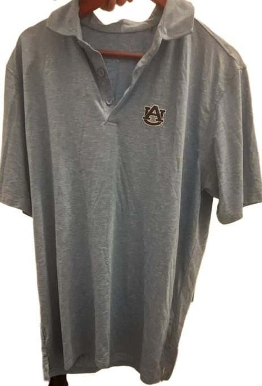 Antigua Auburn Tigers Polo Size Large Blue Golf Shirt